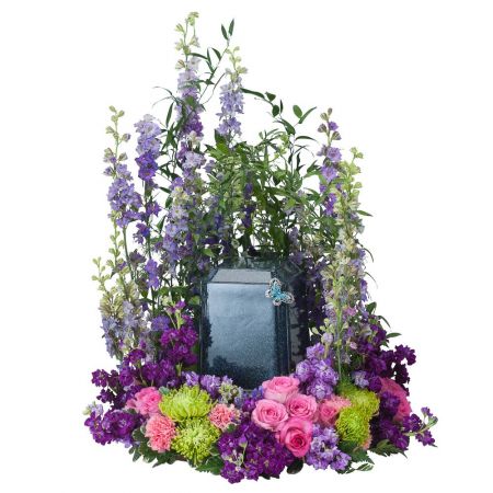 Forever Cherished Blue Urn Surround 